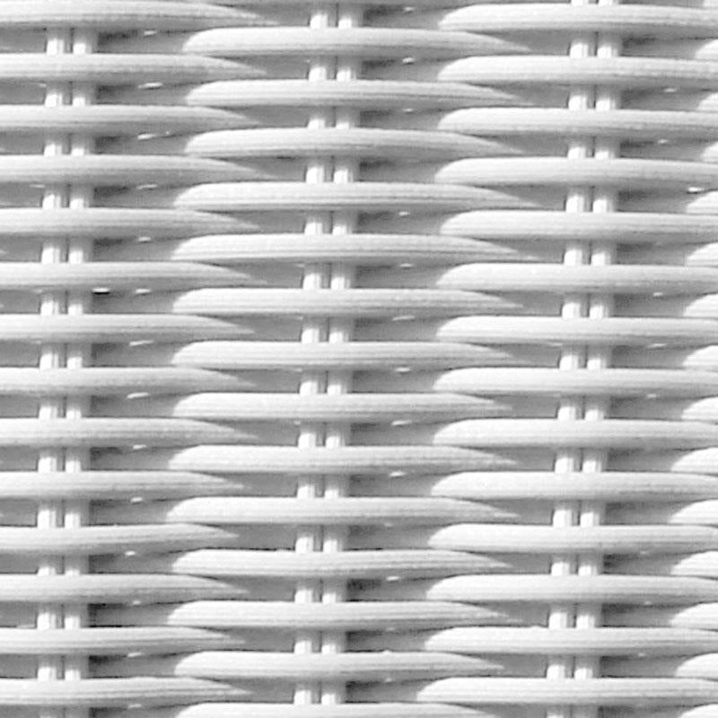 Hybridtruhe regenabweisend 137x78x90 cm Geflechttruhe mit Aluminium-Innenbox und Teaktop