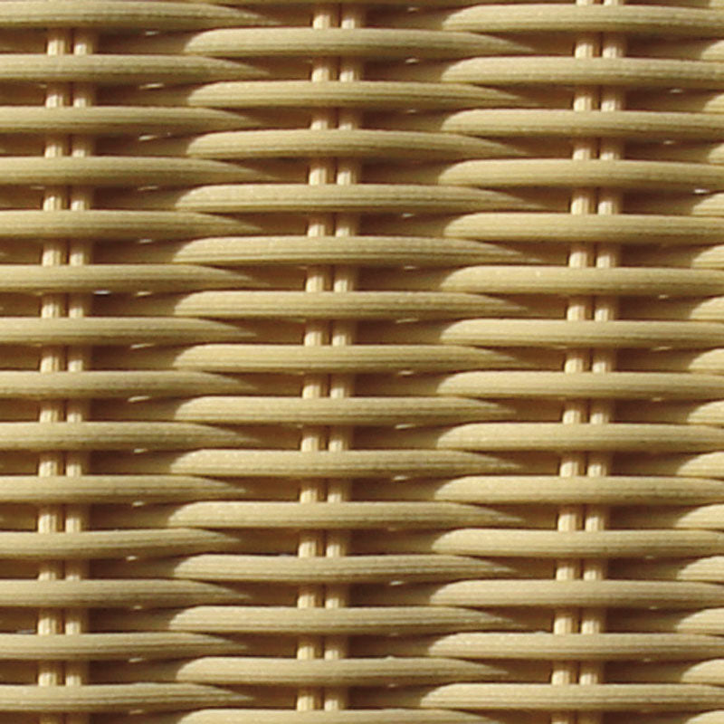 Hybridtruhe regenabweisend 137x78x90 cm Geflechttruhe mit Aluminium-Innenbox und Teaktop