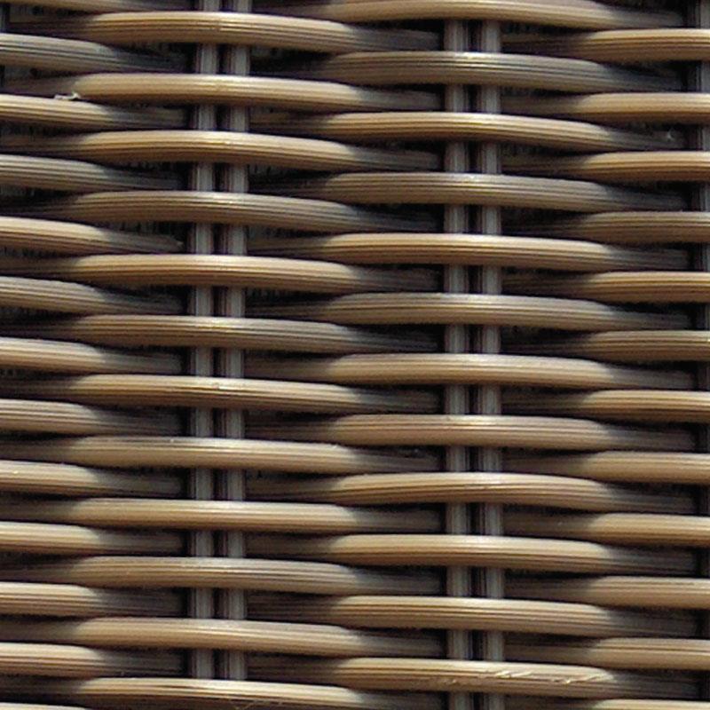 Hybridtruhe regenabweisend 137x78x90 cm Geflechttruhe mit Aluminium-Innenbox und Teaktop