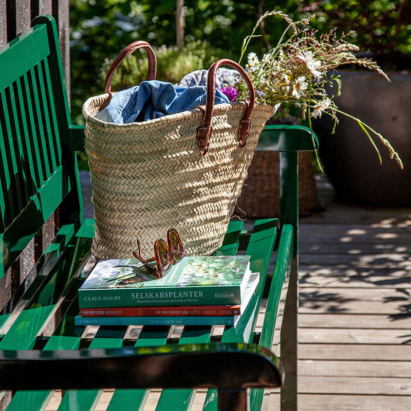 Brighton Gartenbank 108 cm - Zertifiziertes Mahagonyholz glanzgrün lackiert