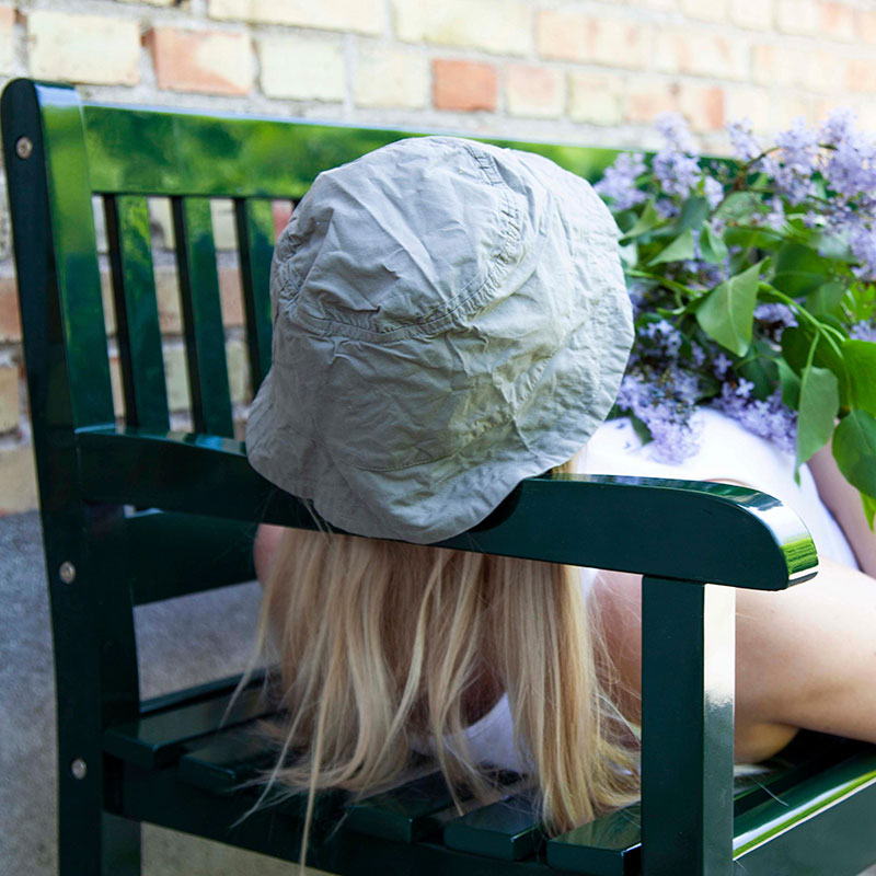 Brighton Gartenbank 108 cm - Zertifiziertes Mahagonyholz glanzgrün lackiert