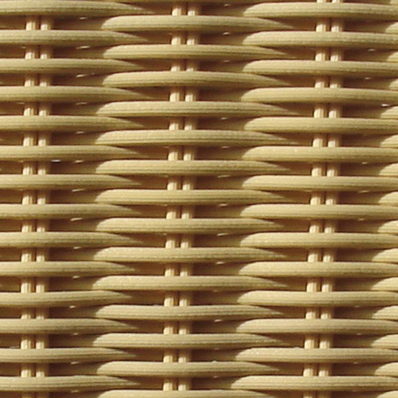 Grace armchair wicker with teak legs