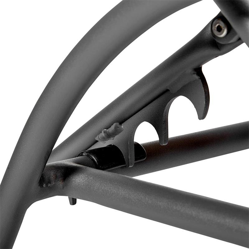 Ellen sun lounger teak/anthracite teak grade A with aluminum powder-coated