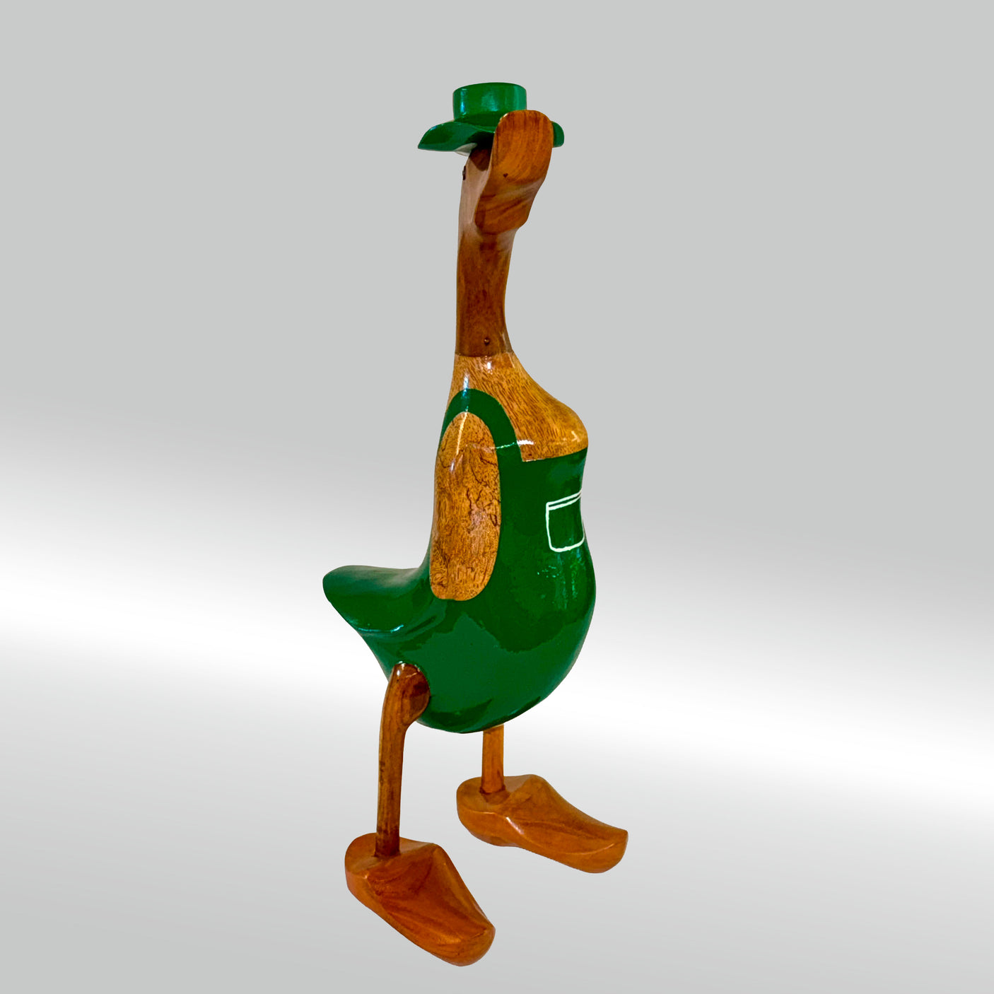 Ente Gärtner groß »Roy« grüne Schürze mit Tasche