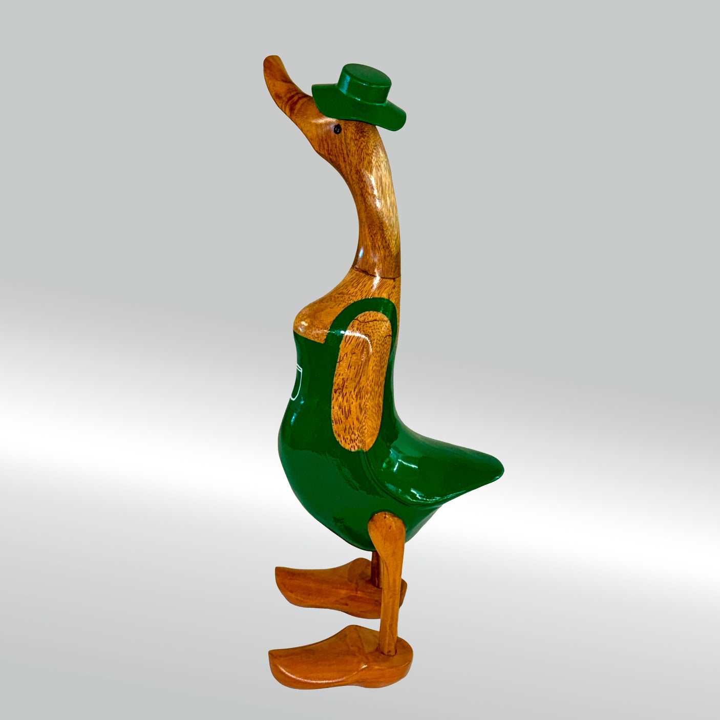 Ente Gärtner groß »Roy« grüne Schürze mit Tasche