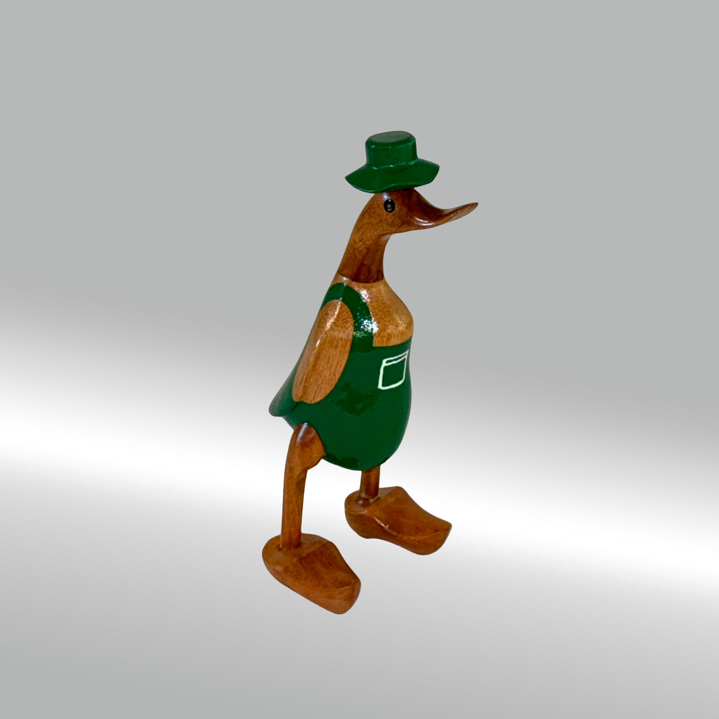 Ente Gärtner klein »Paul« grüne Schürze mit Tasche