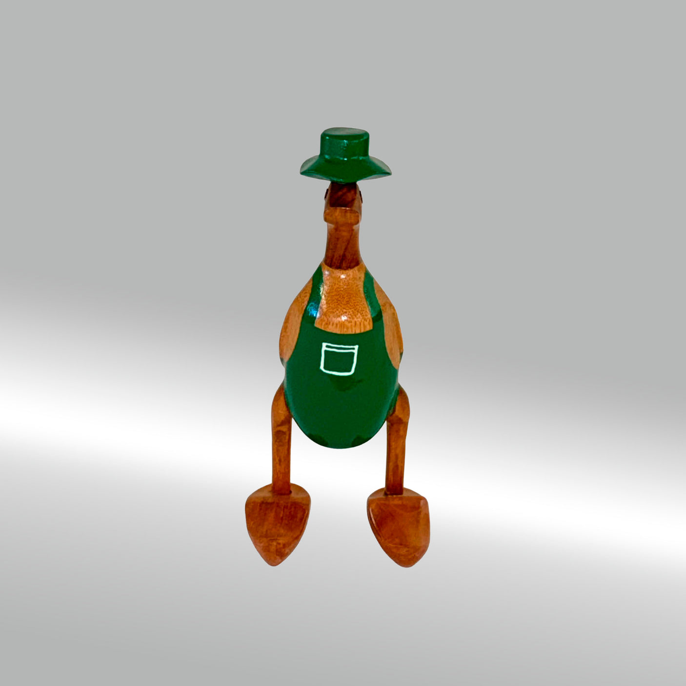 Ente Gärtner klein »Paul« grüne Schürze mit Tasche