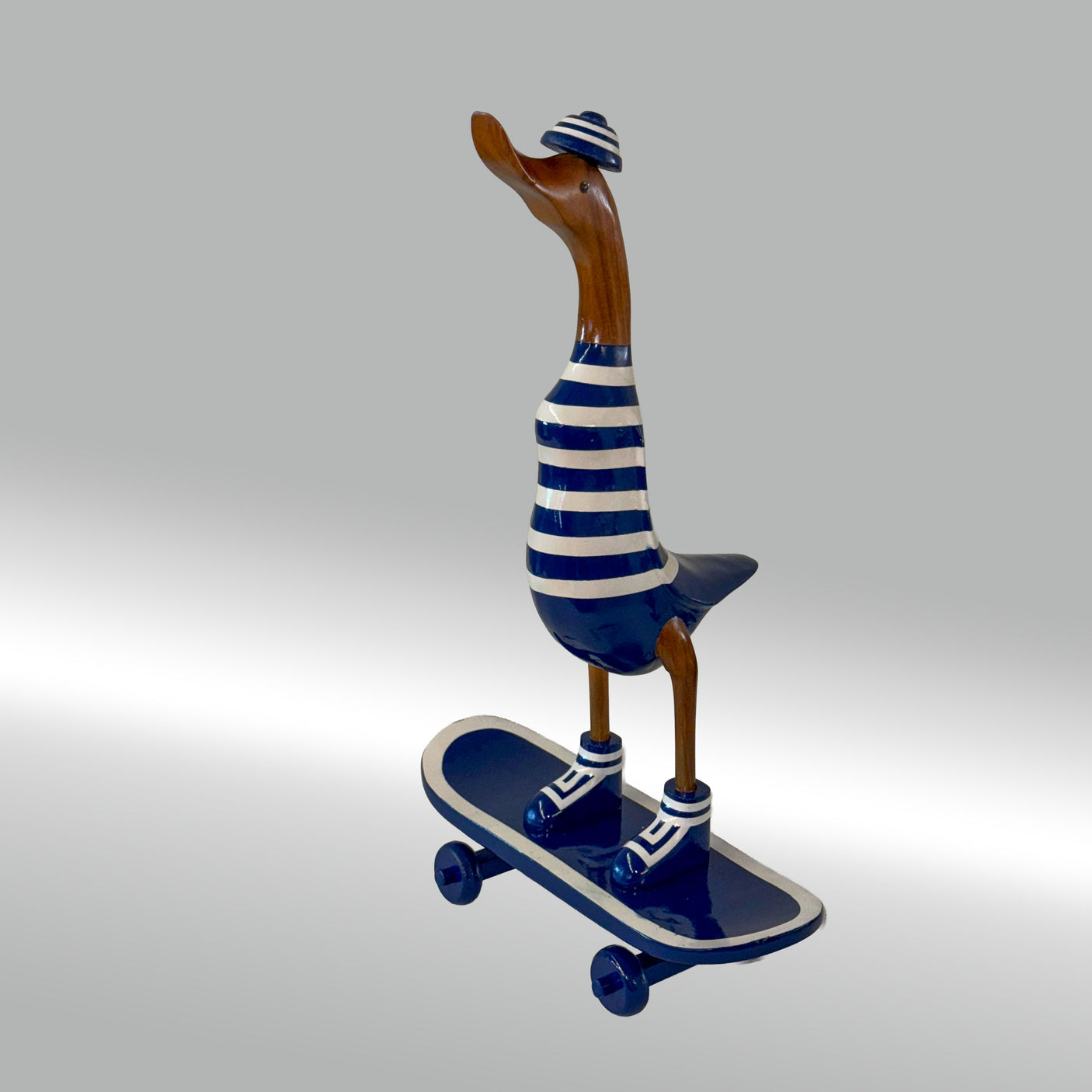 Ente Skateboarder groß »Keegan« Board mit rollenden Rollen ca. 57 cm hoch