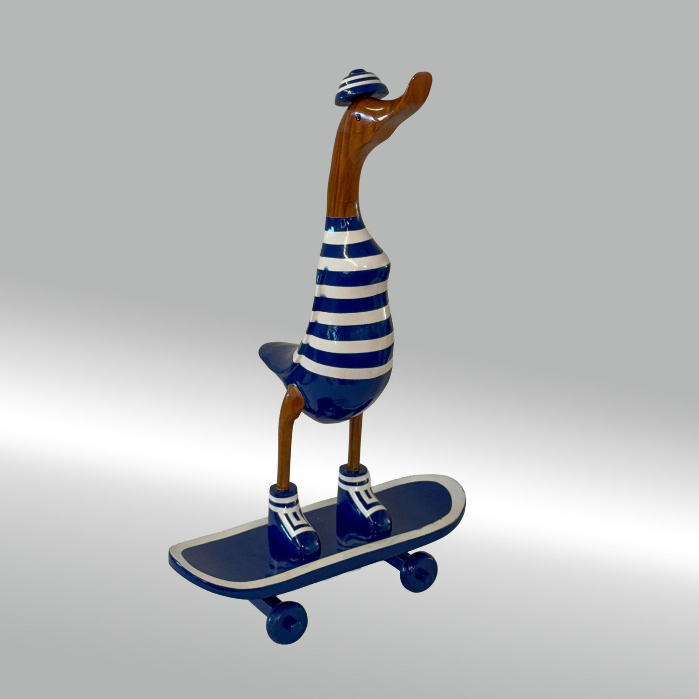 Ente Skateboarder groß »Keegan« Board mit rollenden Rollen ca. 57 cm hoch