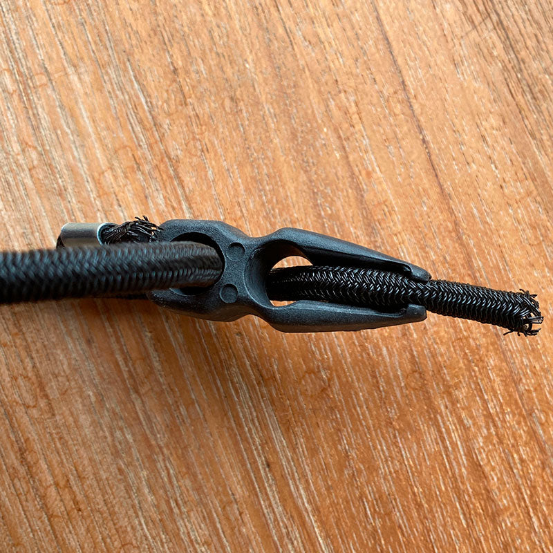 Rubber tensioner set - 4 pieces, 25 cm long, 5 mm thick for fastening covers with eyelets