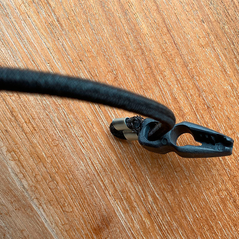 Rubber tensioner set - 4 pieces, 25 cm long, 5 mm thick for fastening covers with eyelets