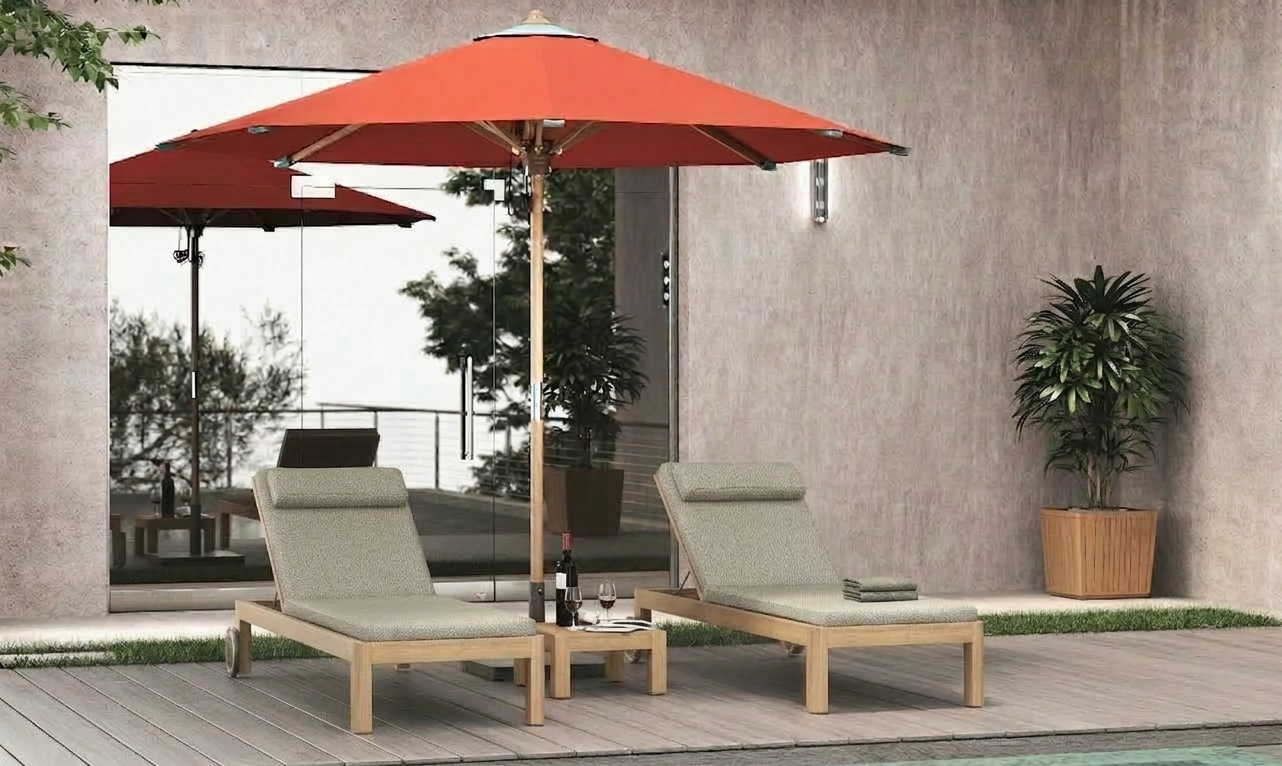 Chaise longue Nivelle 200 x 65 x 42 cm extra haute sans accoudoirs