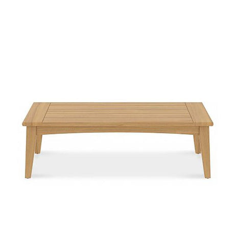 Piedra Kaffeetisch rechteckig 130 x 70 x 40cm Zertifiziertes Teakholz GRADE A