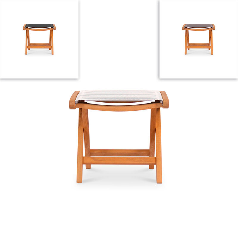 Rivera footstool DELUXE - upholstered