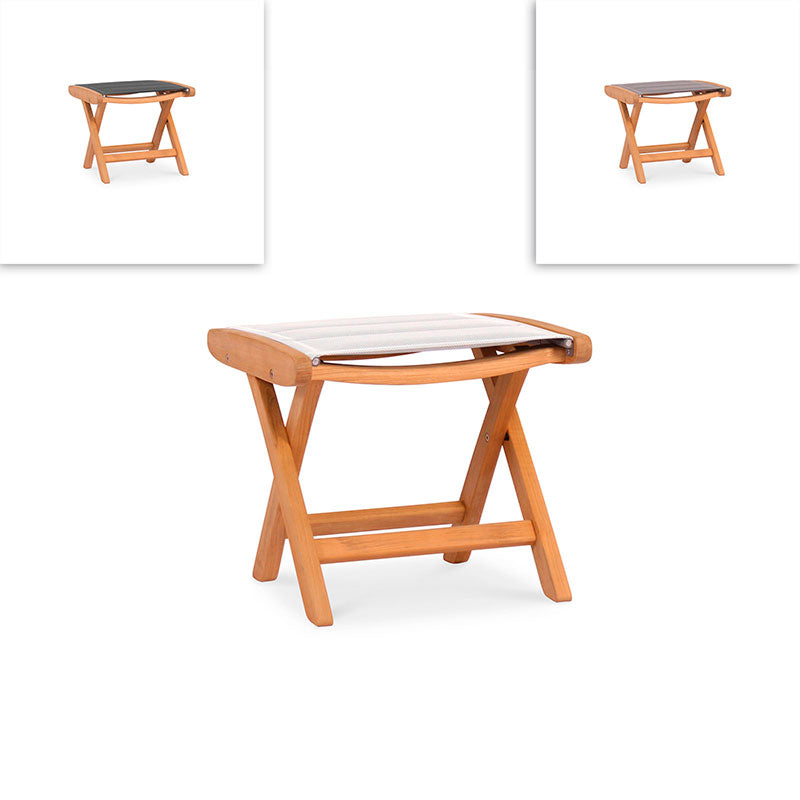 Rivera footstool DELUXE - upholstered