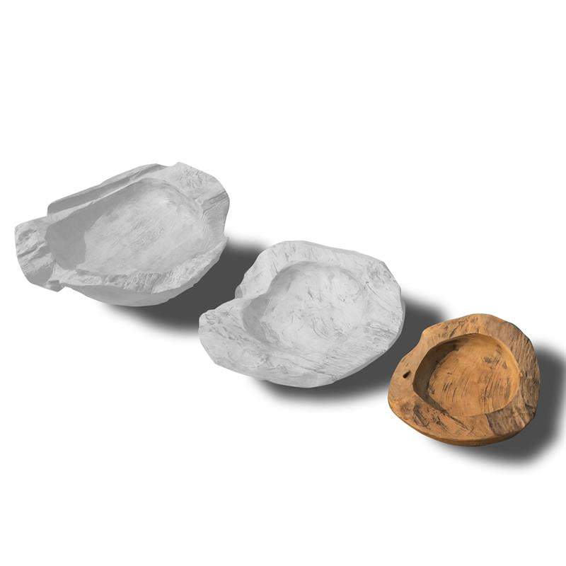 Teak bowl "Tang" small, completely brown