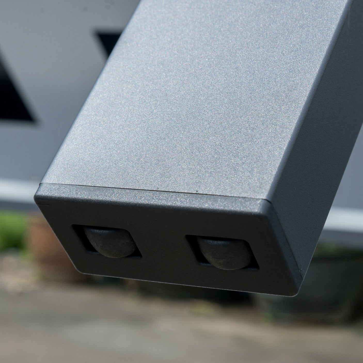 Marikk Deluxe  Frontausziehtisch 300/240/180x100cm Keramikplatte + Edelstahl pulverbeschichet +Rollen