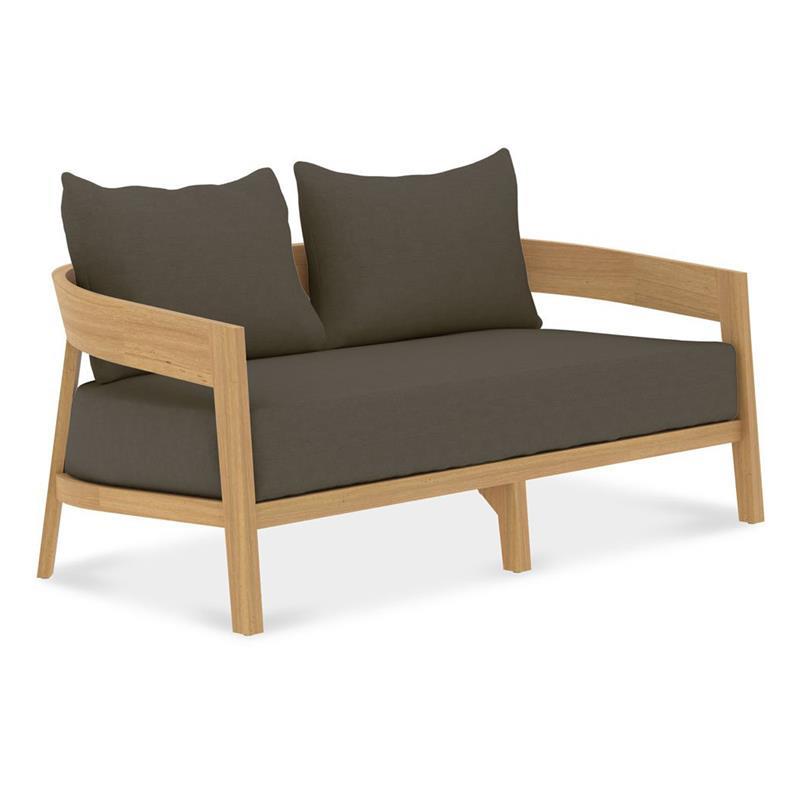 Ensemble de coussins pour canapé Vento 2 places, coussins d'assise et de dossier Sunproof 3 pièces