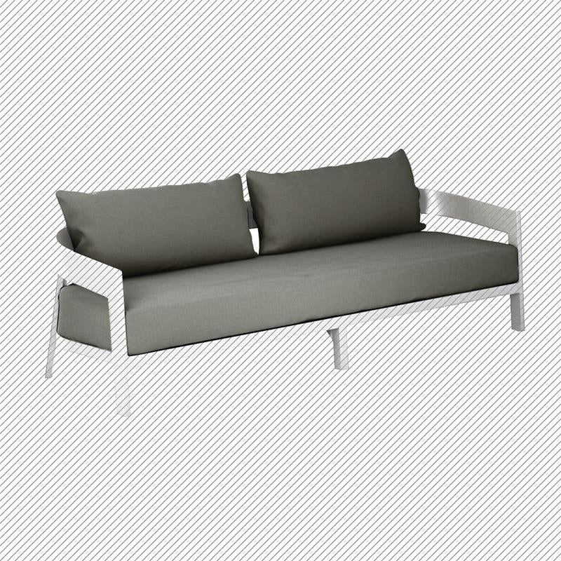 Ensemble de coussins pour canapé Vento 3 places, coussins d'assise et de dossier Sunproof 3 pièces
