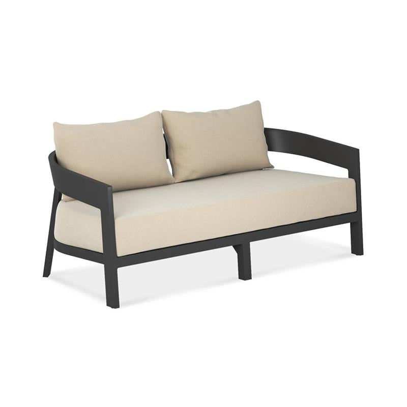 Ensemble de coussins pour canapé Vento 2 places, coussins d'assise et de dossier Sunproof 3 pièces