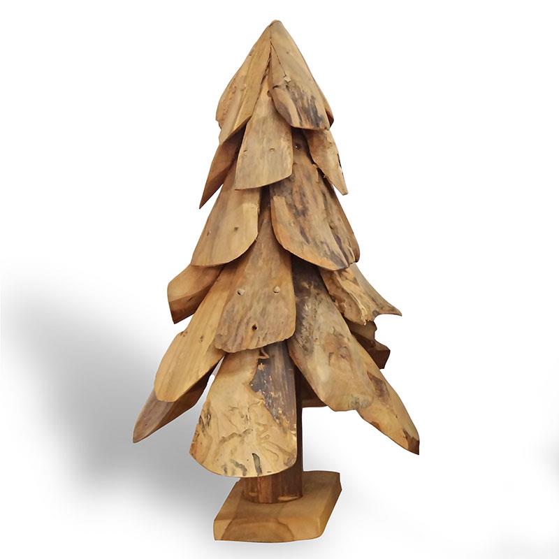 Teakholztannenbaum riesengroß  - ca. 100 cm hoch aus Treibholzstücken