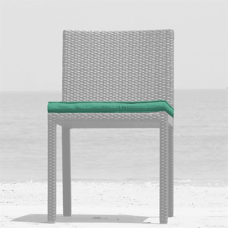 Coussin d'assise chaise Lyon sans accoudoirs 45 x 48 cm Nagata