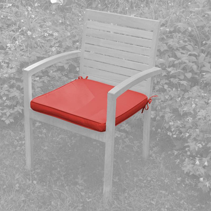 Seat cushion stacking chair 50 x 48 cm Nagata for Madison Moselle Trent Florence Zilart