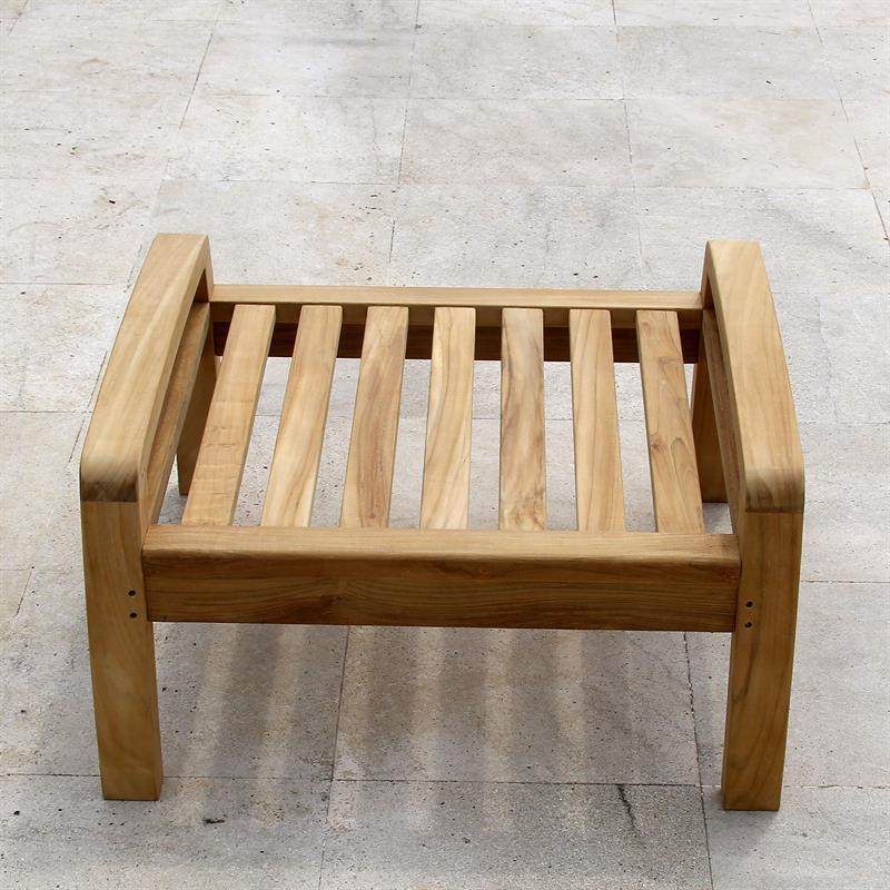 Corona Stool/Footstool 66.5 x 72 x 40 cm - Certified Teak GRADE A