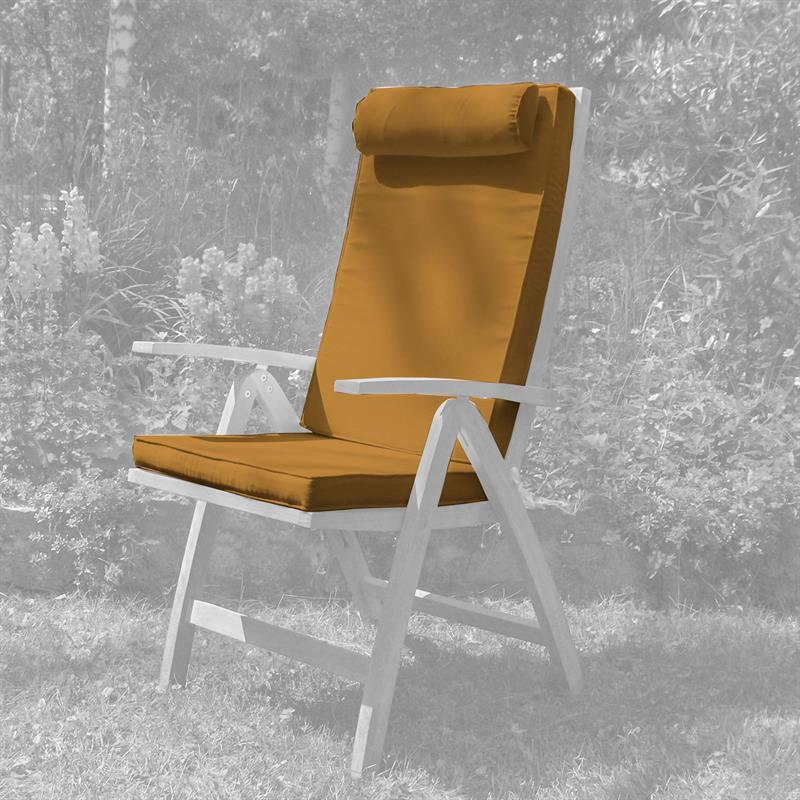 Cushion Elegance and Moselle high-back Nagata 2 segments: 71x49cm + 46x49cm + neck pillow