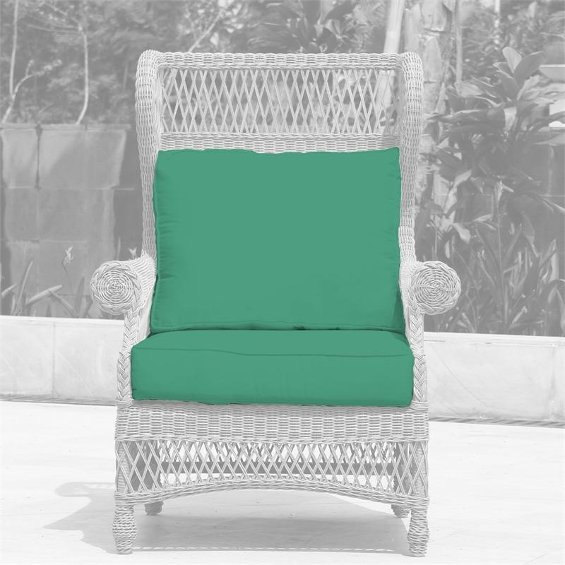 Vintage cushions for the wing chair SunProof 2-piece seat and back cushions