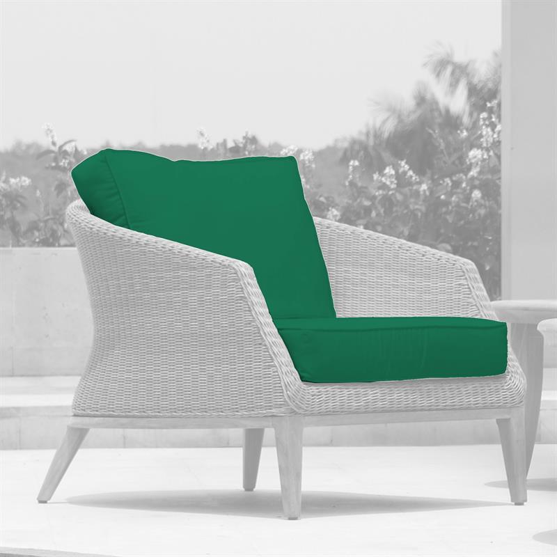 Cushion set for Grace armchair, seat and back cushion Nagata, 2 pieces