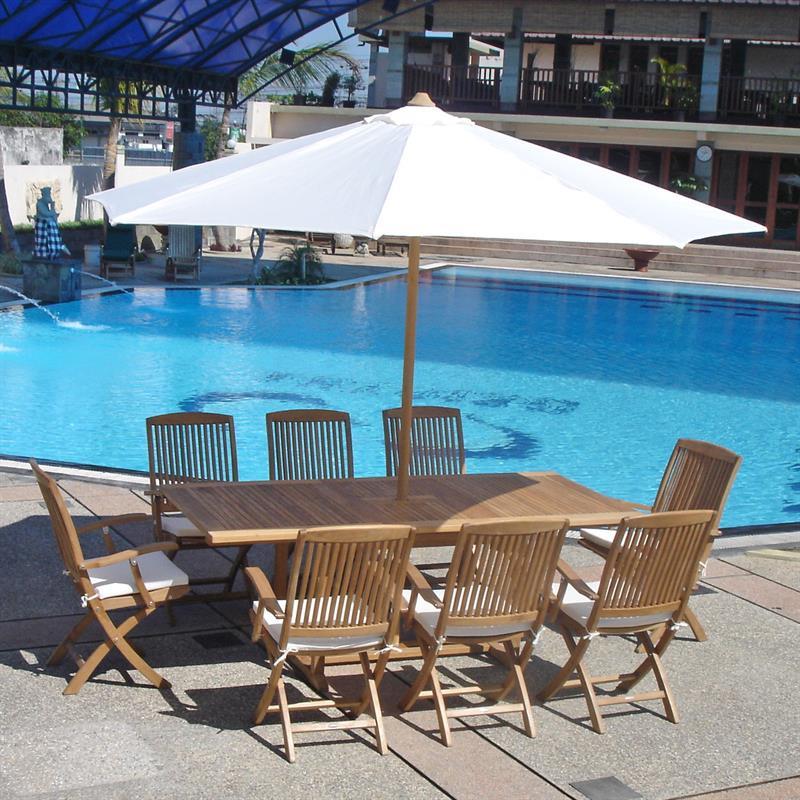 Comforteck folding chair without armrests - Certified Teak GRADE A + stainless steel fittings