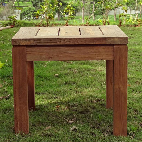 Dusun stool/side table 50 x 50 x 45 cm recycled teak