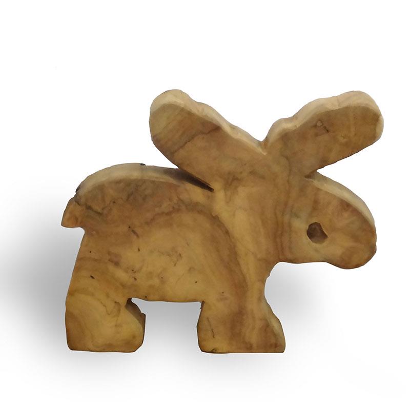 Élan en teck moyen - environ 25 cm