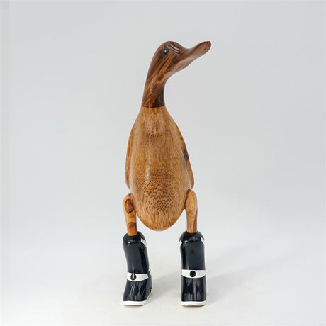 Duck Cowboy »Duck Hawkins« medium brown upright cowboy black boots