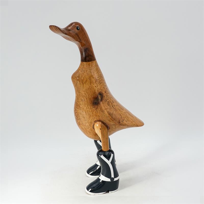 Duck Cowboy »Duck Hawkins« medium brown upright cowboy black boots