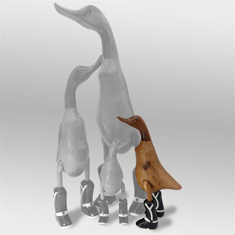 Duck Cowboy »Duck Hawkins« medium brown upright cowboy black boots