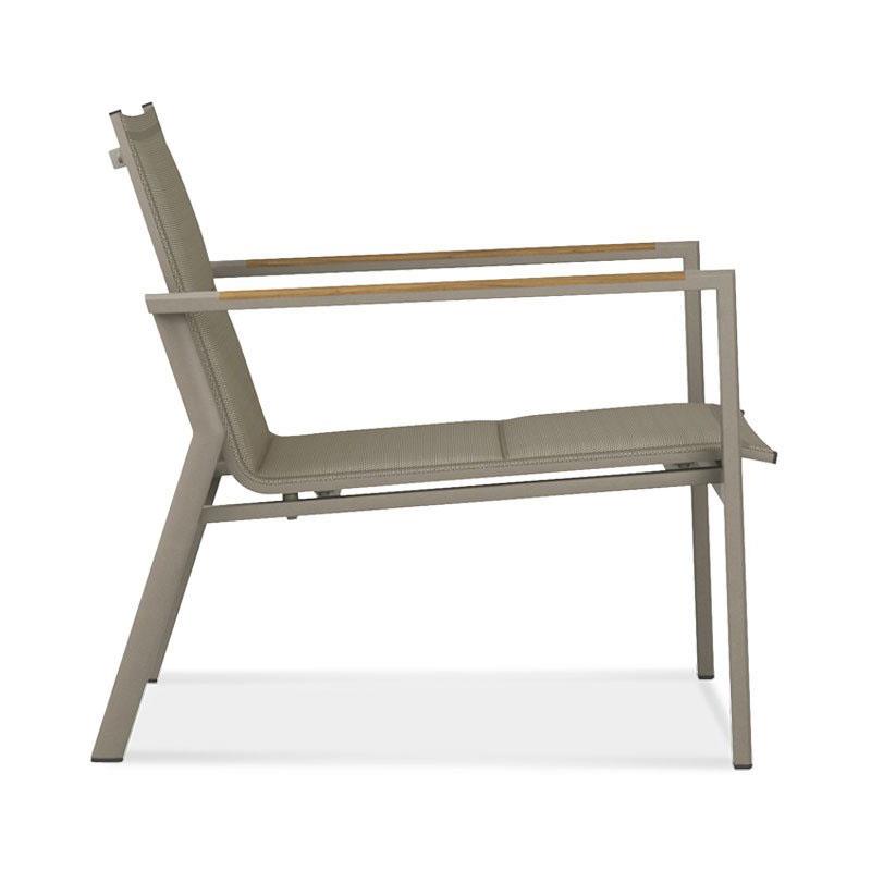 Gazelig Sessel 1 Sitzer  70 x 81,5 x 77 cm Aluminium und Batyline