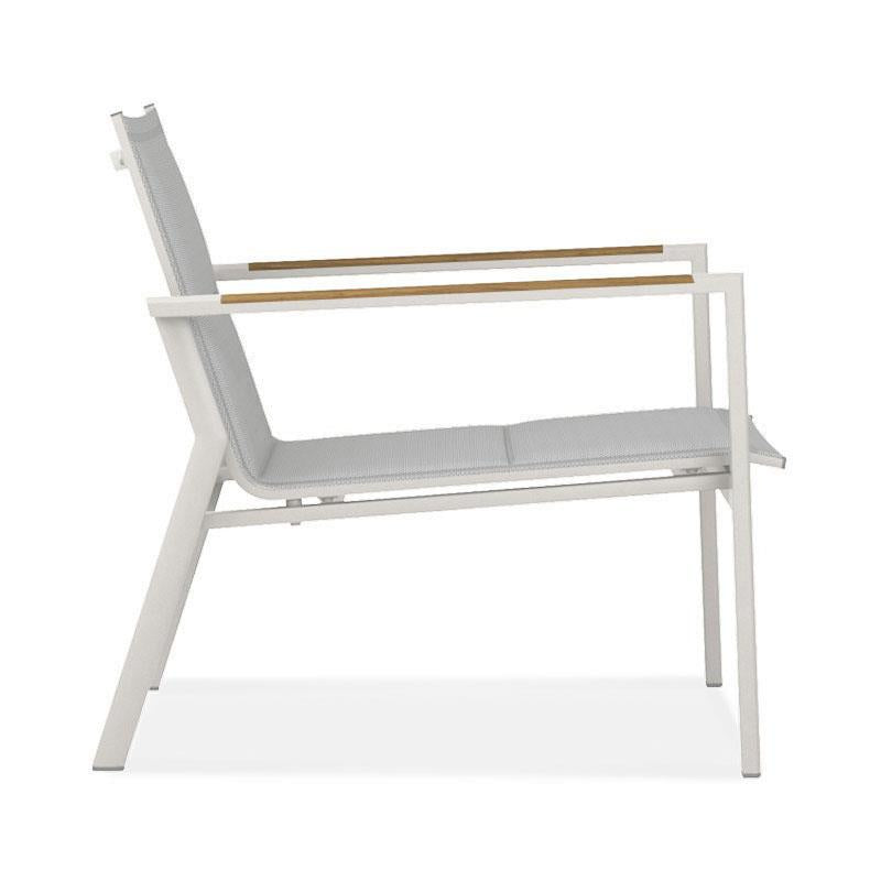 Gazelig Sessel 1 Sitzer  70 x 81,5 x 77 cm Aluminium und Batyline