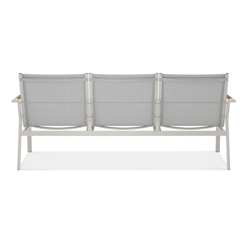 Gazelig 3-seater sofa 180.2 x 74.5 x 75 cm aluminum and Batyline