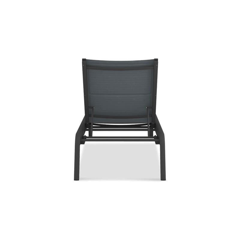 Gazelig lounger without armrest 195 x 68.7 x 32.5 cm aluminum and Batyline