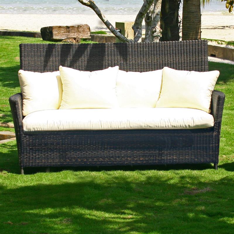 Ensemble de coussins Lorraine Long Seat Sunproof comprenant 4 coussins de 11 cm d'épaisseur