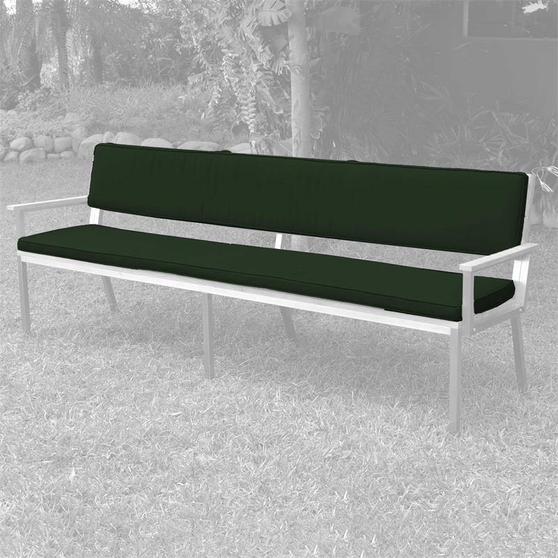 Ensemble de rembourrage pour banc Makan 230 Prestige 2 pièces. Coussin d'assise et coussin de dossier SunProof