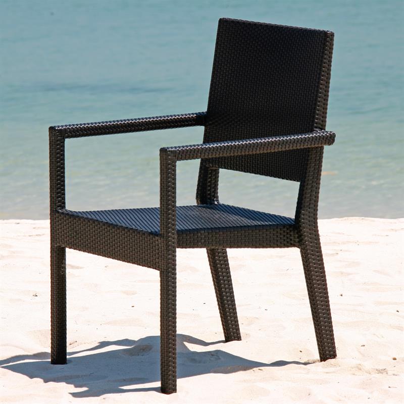 Coussin d'assise Oasis chaise empilable Nagata 43 x 50 cm