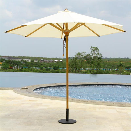 Parasol cover 250x250cm in standard color Sunproof Drill for Ocean Deluxe with fabric flap