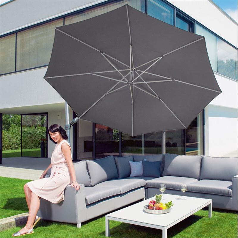 Knirps cantilever parasol round 340 cm with height adjustment