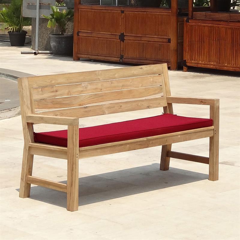 Dusun bench 154 cm 154 x 62.5 x 89.5 cm recycled teak