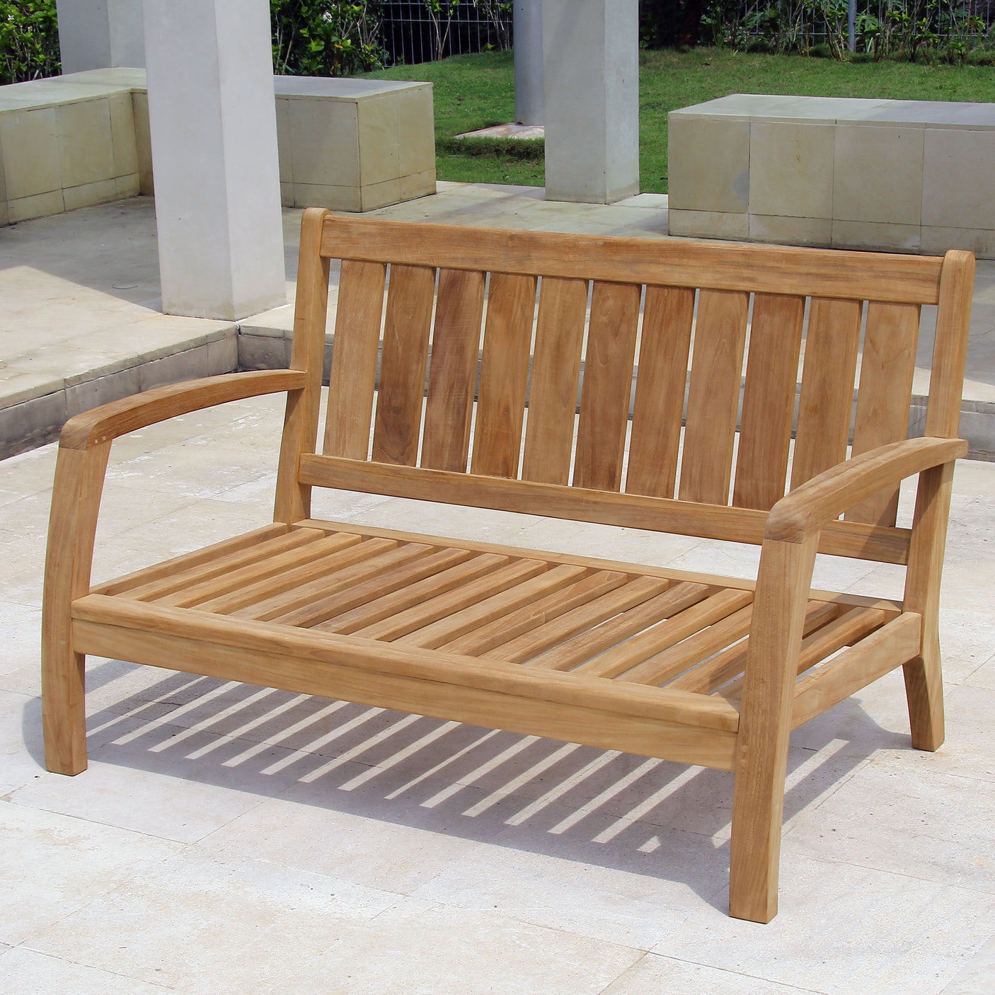 Corona Lounge Set bestehend aus 1x Sessel und 1 x 2-Sitzer Sofa einschließlich Polster in Sunproof