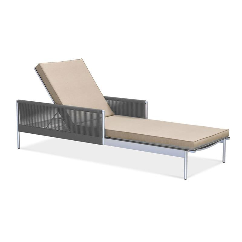 Snix lounger cushion 205 x 65 x 6cm - 2 segments Sunproof
