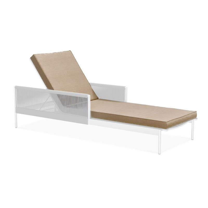 Snix lounger cushion 205 x 65 x 6cm - 2 segments Sunproof